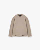Initial Long Sleeve Open Cuff T-Shirt - Dune