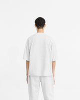 Initial Boxy T-Shirt - Ice Grey Marl