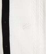 Karl Lagerfeld KNITTED SHORT-SLEEVED SHIRT