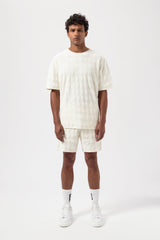 Terry Box T-Shirt Light Beige