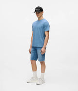 Monogram linen blend T-shirt