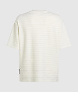 Ikon textured striped T-shirt