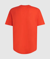 Curved hem T-shirt