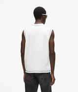 Relaxed contrast stitch tank top