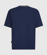 Ikon striped neck T-shirt