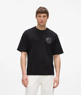 Distressed Monogram boxy T-shirt