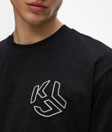 Distressed Monogram boxy T-shirt