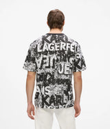 Relaxed all-over graphic T-shirt