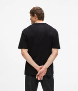 Relaxed pinstripe graphic T-shirt