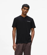 V-neck logo T-shirt