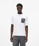 Pinstripe pocket T-shirt