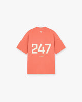 247 Oversized T-Shirt - Coral