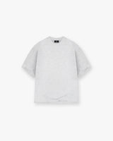 Initial Boxy T-Shirt - Ice Grey Marl