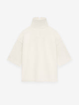 Cotton Wool High Neck Short Sleeve Shirt
