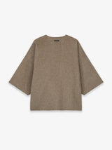Wool Cashmere V-Neck Lounge Tee