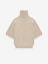 Merino Knit High Neck Tee