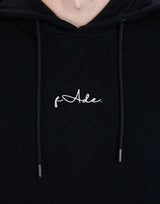 Fade Signature Hooded Sweatshirt Black