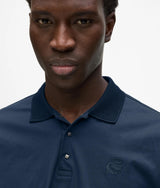 Snap-button polo shirt