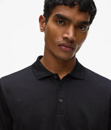 Monogram polo shirt