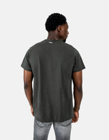 Les Hommes Centre Print Mil Green T-Shirt