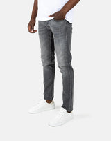 Les Hommes Grey Wash Slim Jeans