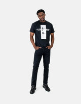 Les Hommes Palm Tree Black T-Shirt