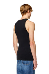 Tank top with mini D logo patch