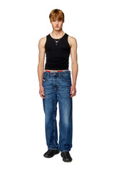 Tank top with mini D logo patch