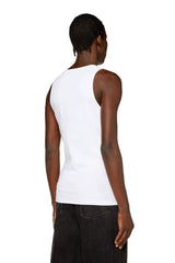 Tank top with mini D logo patch