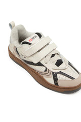 S-Ukiyo-Leather sneaker with straps