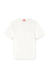 T-shirt with tonal logo embroidery