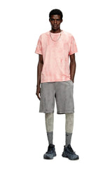 T-shirt in waxed jersey