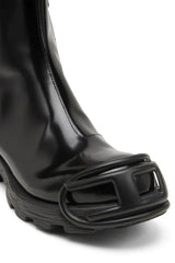 D-Hammer-Leather Chelsea boots with Oval D toe caps