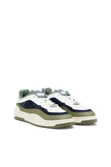 S-Oval Skate-Sneakers in leather
