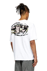 T-shirt with Oval D logo