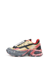 D-Cage-Distressed chunky sneakers in ripstop