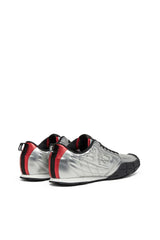 S-Pagodha-Quilted metallic sneakers