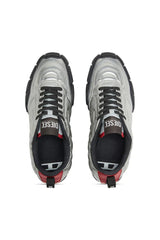 S-Pagodha-Quilted metallic sneakers