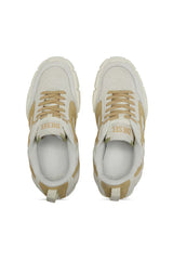 S-Pagodha-Quilted suede sneakers