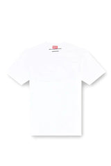 T-shirt with maxi oval D embroidery