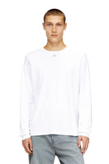 Cotton long-sleeve T-shirt with Oval D