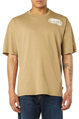 Cotton T-shirt with faded prints