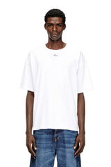 Relaxed cotton T-shirt with Oval D embroidery