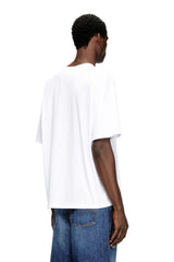 Relaxed cotton T-shirt with Oval D embroidery