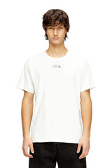 Light cotton T-shirt with metallic Oval D logo