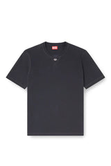Regular T-shirt with crew neck and Oval D