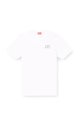 Regular cotton T-shirt with puff print