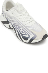 D-Vit-Sneakers in striped dégradé mesh