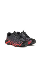 D-Vit-Sneakers in striped dégradé mesh