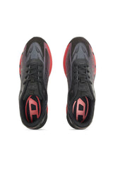 D-Vit-Sneakers in striped dégradé mesh